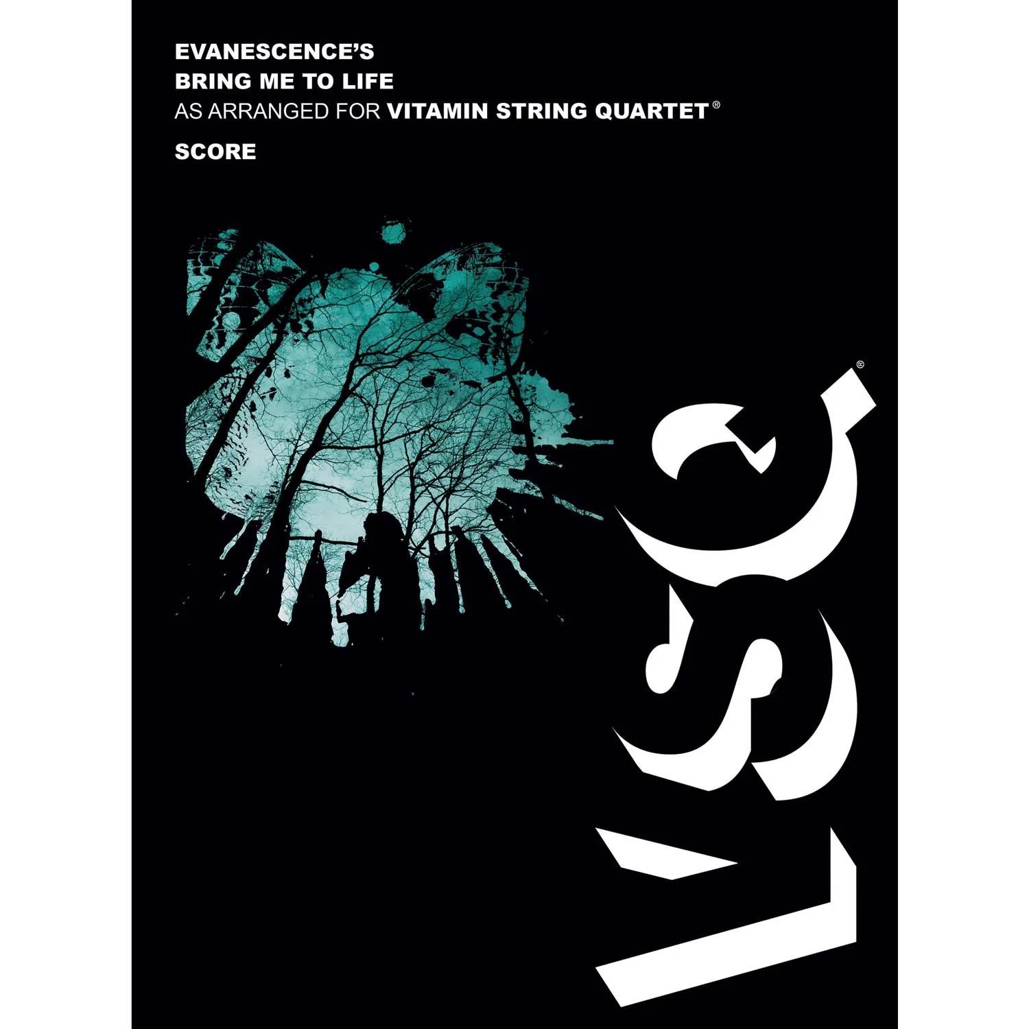 Evanescence's "Bring Me to Life" as Arranged for VSQ (Sheet Music)